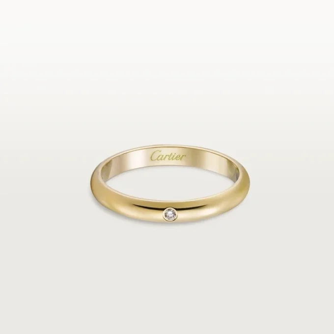1895 Ehering – Gelbgold, Diamant – Cartier