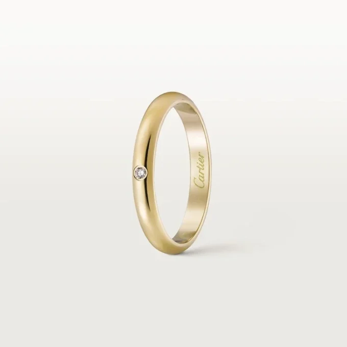 1895 Ehering – Gelbgold, Diamant – Cartier