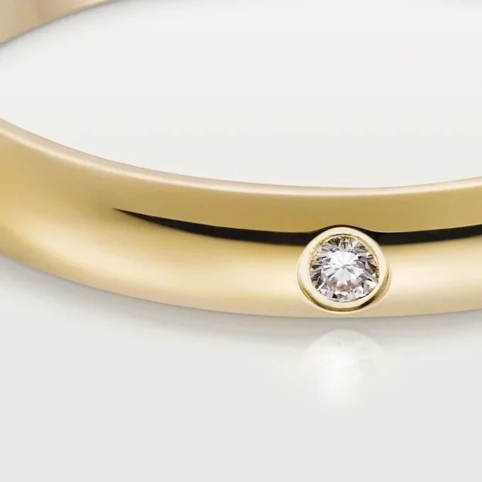 1895 Ehering – Gelbgold, Diamant – Cartier