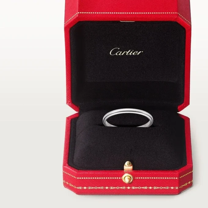 1895 Ehering – Platin – Cartier