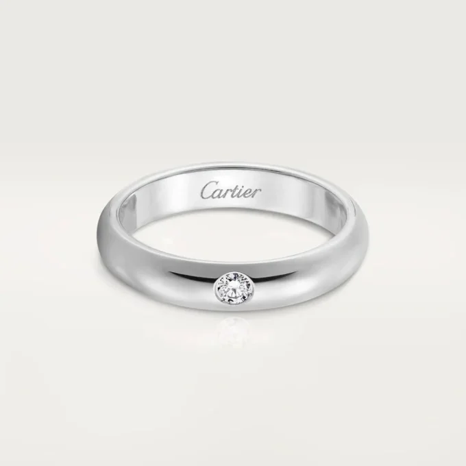 1895 Ehering – Platin, Diamant – Cartier
