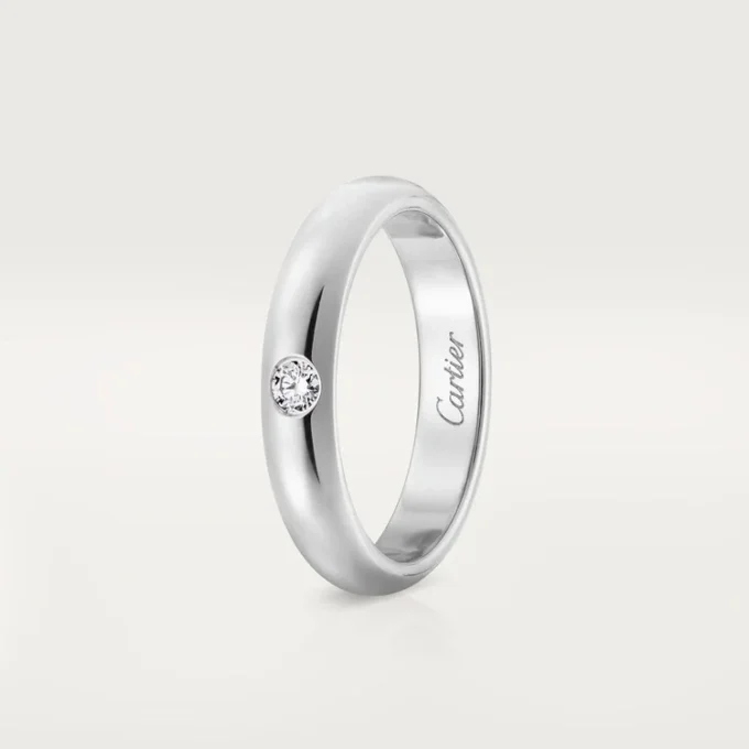 1895 Ehering – Platin, Diamant – Cartier