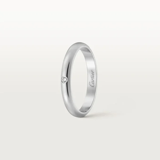 1895 Ehering – Platin, Diamant – Cartier