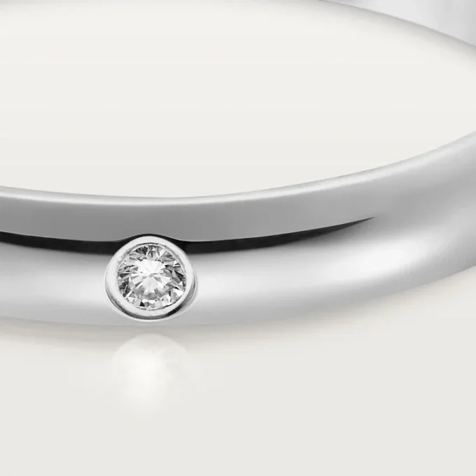 1895 Ehering – Platin, Diamant – Cartier
