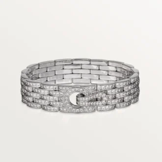 Agrafe-Armband, pavé-besetzt