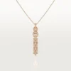 Agrafe-Halskette – Roségold, Diamanten – Cartier