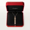 Agrafe-Halskette – Roségold, Diamanten – Cartier