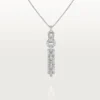 Agrafe-Halskette – Weißgold, Diamanten – Cartier