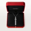Agrafe-Halskette – Weißgold, Diamanten – Cartier