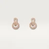 Agrafe-Ohrringe – Roségold, Diamanten – Cartier