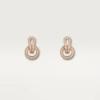 Agrafe-Ohrringe – Roségold, Diamanten – Cartier