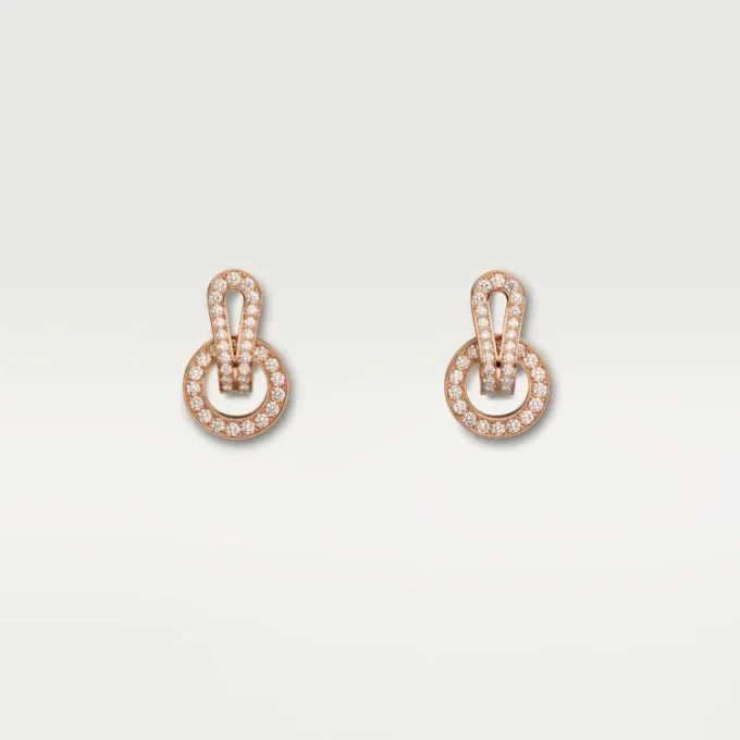 Agrafe-Ohrringe – Roségold, Diamanten – Cartier
