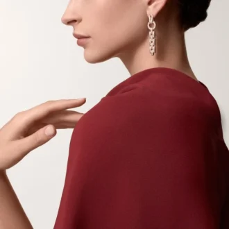 Agrafe-Ohrringe – Roségold, Diamanten – Cartier