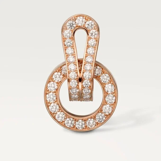 Agrafe-Ohrringe – Roségold, Diamanten – Cartier