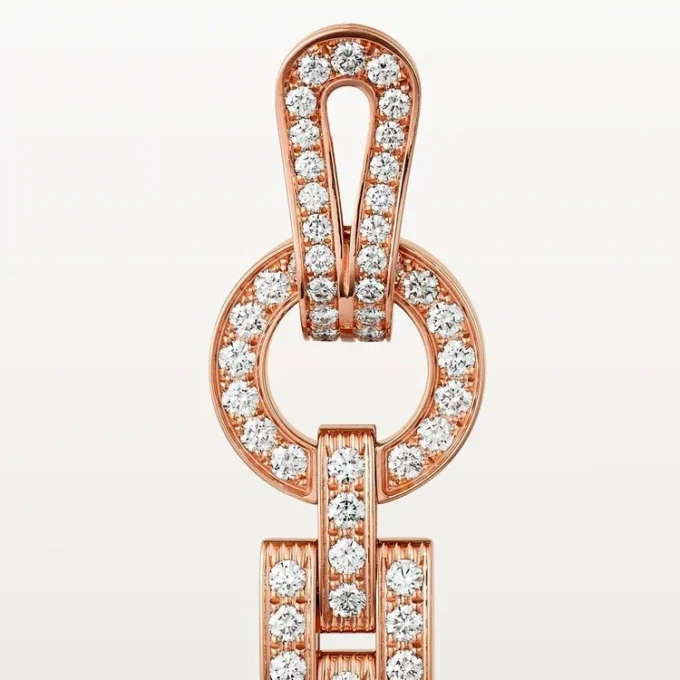 Agrafe-Ohrringe – Roségold, Diamanten – Cartier