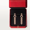 Agrafe-Ohrringe – Roségold, Diamanten – Cartier