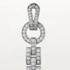 Agrafe-Ohrringe – Weißgold, Diamanten – Cartier