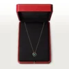 Amulette de Cartier Halskette, kleines Modell – Roségold, Malachit, Diamant – Cartier