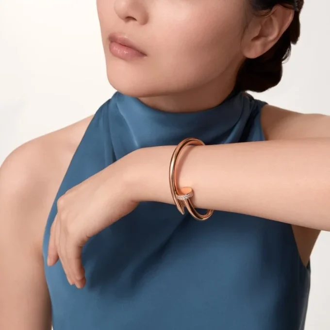 Armband „Juste un Clou“, großes Modell, Diamanten