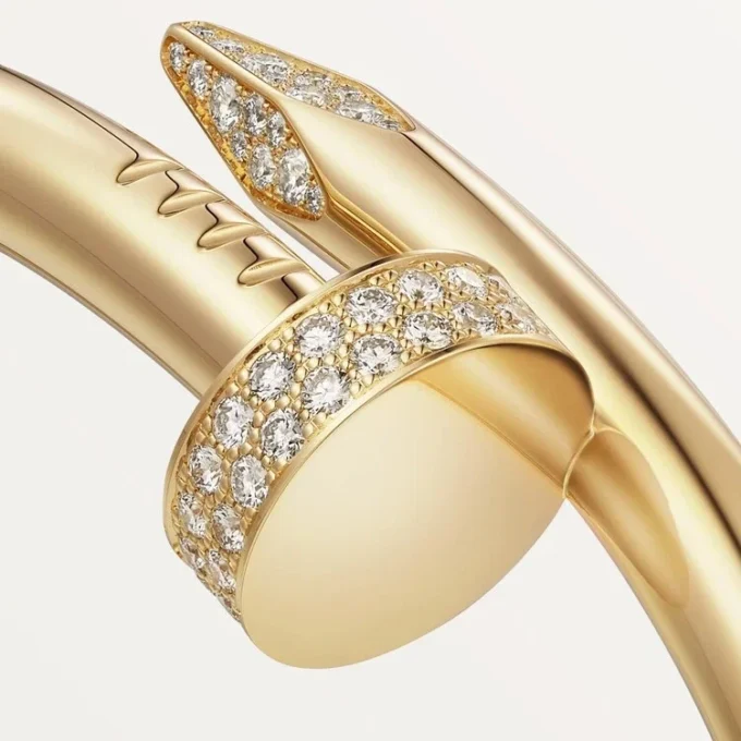 Armband „Juste un Clou“, großes Modell, Diamanten
