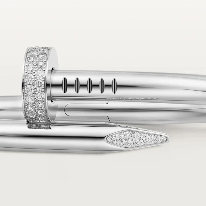Armband „Juste un Clou“, großes Modell, Diamanten