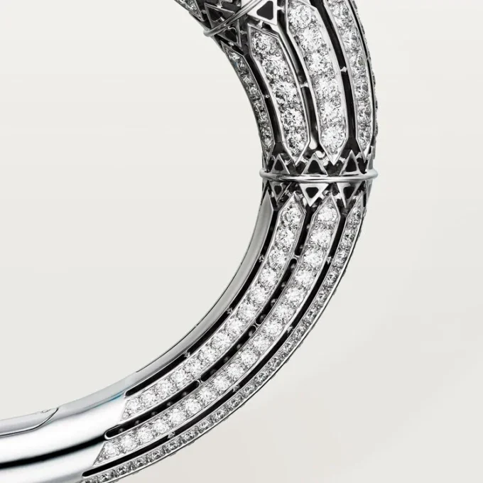 Armbänder „Geometrie & Contrastes“, Türkis, pavé-gefasst