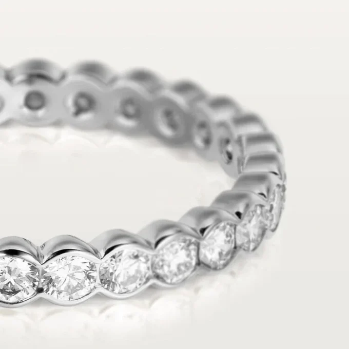 Broderie De Cartier Ehering – Weißgold, Diamanten – Cartier