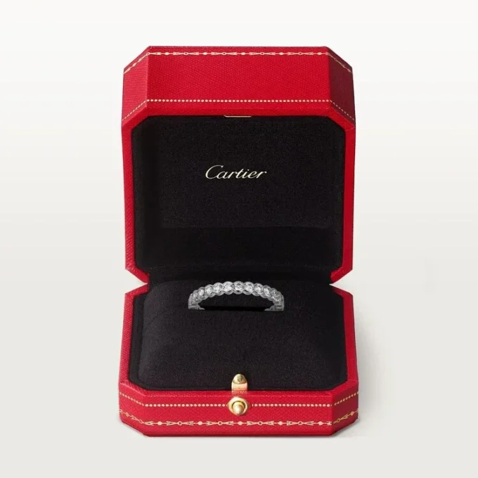 Broderie De Cartier Ehering – Weißgold, Diamanten – Cartier