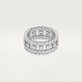 Broderie-Ring von Cartier, dreireihig, Diamanten