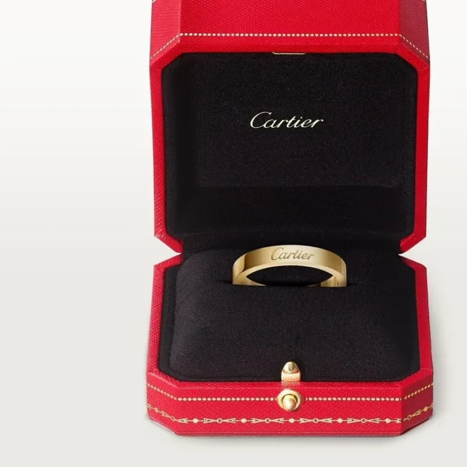 C de Cartier Ehering, 3 mm breit