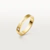 C de Cartier Ehering, 3 mm Breite, 1 Diamant