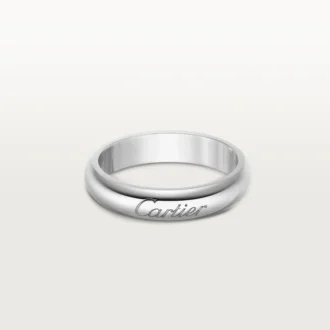 C de Cartier Ehering, 4 mm Breite