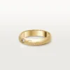 C de Cartier Ehering, 4 mm Breite, 1 Diamant