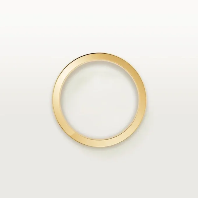 C de Cartier Ehering, 4 mm Breite, 1 Diamant
