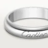 C de Cartier Ehering, 4 mm Breite