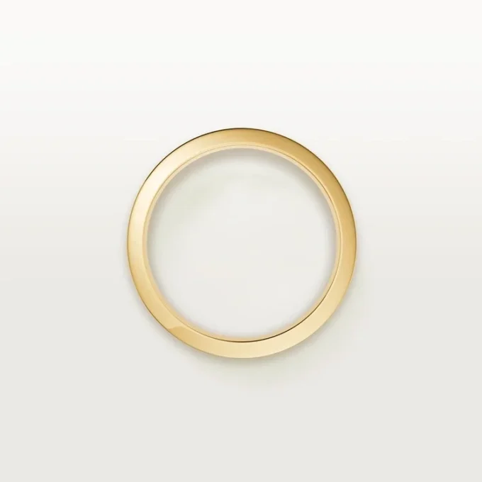 C de Cartier Ehering, 5 mm Breite, 1 Diamant