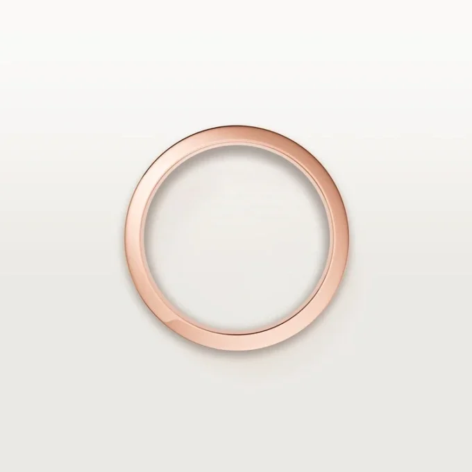 C de Cartier Ehering, 5 mm Breite, 1 Diamant