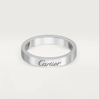 C de Cartier Ehering – Platin – Cartier