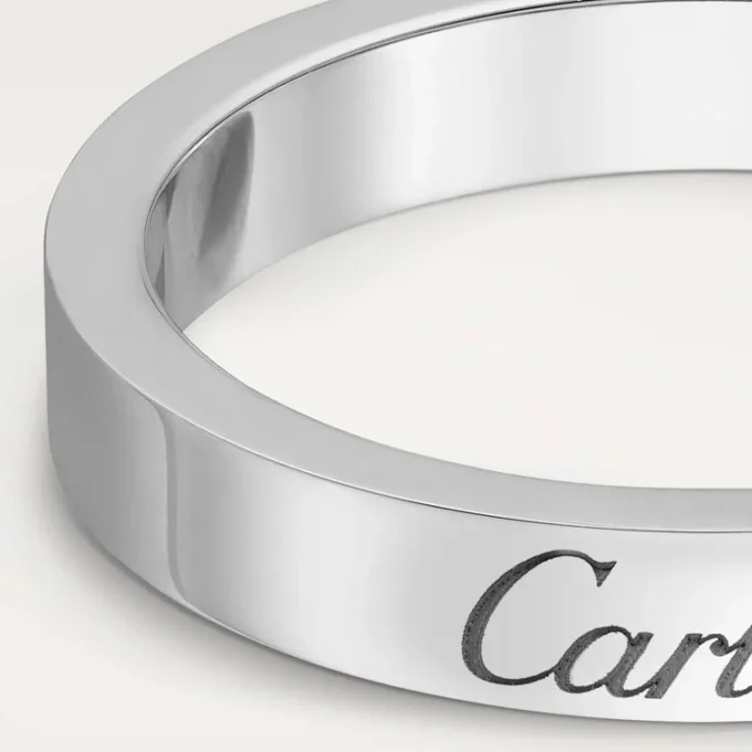 C de Cartier Ehering – Platin – Cartier