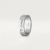 C de Cartier Ehering – Platin, Diamant – Cartier