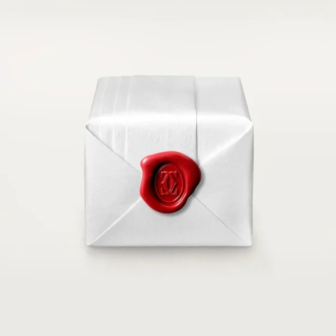 C de Cartier Ehering – Platin, Diamant – Cartier