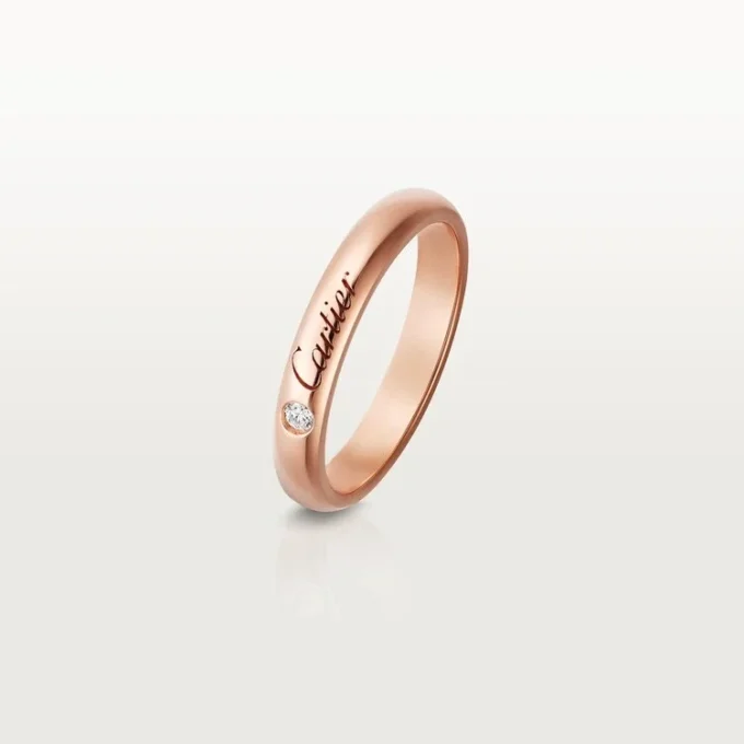 C de Cartier Ehering – Roségold, Diamant – Cartier