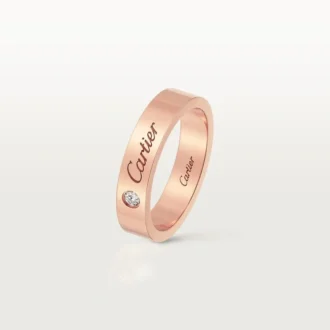 C de Cartier Ehering – Roségold, Diamant – Cartier