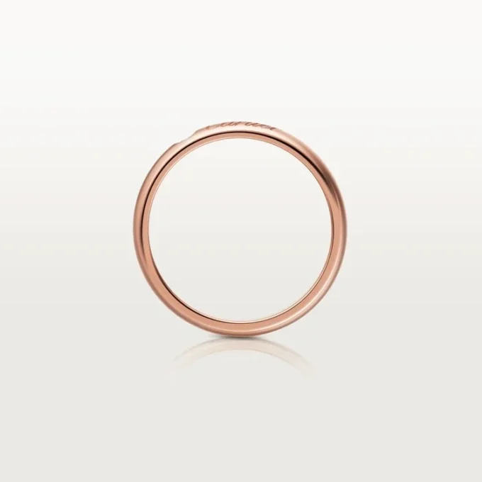 C de Cartier Ehering – Roségold, Diamant – Cartier