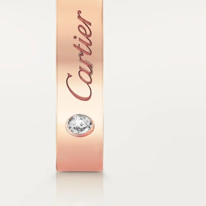 C de Cartier Ehering – Roségold, Diamant – Cartier