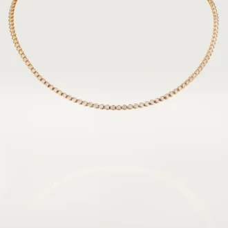 C de Cartier Essential Lines Halskette, Diamanten im Brillantschliff