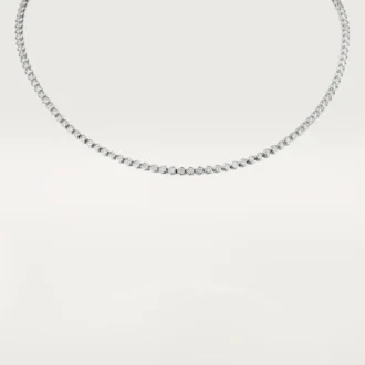 C de Cartier Halskette – Weißgold, Diamanten – Cartier