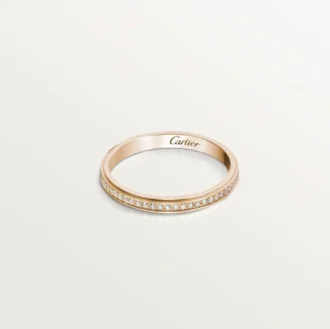 Cartier D’amour Ehering – Roségold, Diamanten – Cartier