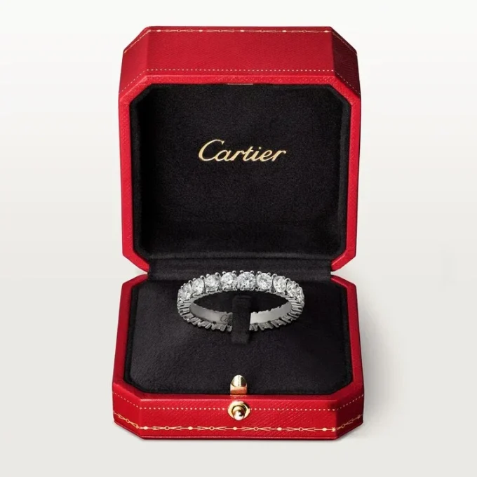 Cartier Destinee Ehering – Platin, Diamanten – Cartier