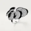 Cartier Libre Polymorph Ring, Onyx, verwandelbar